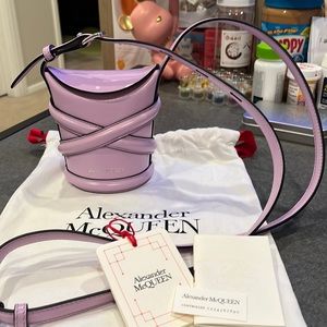 🔥100% Alexander McQUEEN 

The Curve Mini Bag